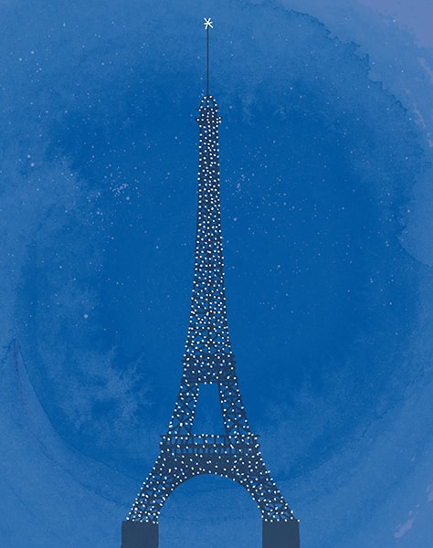 Eiffel Tower illustration — Paris